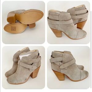 Rag and Bone Harrow Ankle Boots size 37 - grey/taupe